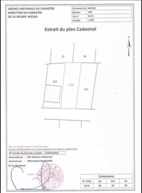 Vente Terrain Médéa Medea