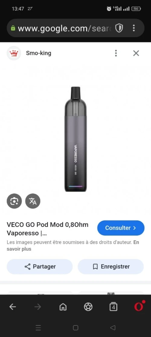Cigarette électronique vaporesso Veco GO 
