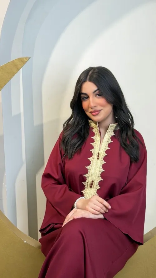عباية العيد قماش كريپ ملكي - جودة عالية وتوصيل مجاني