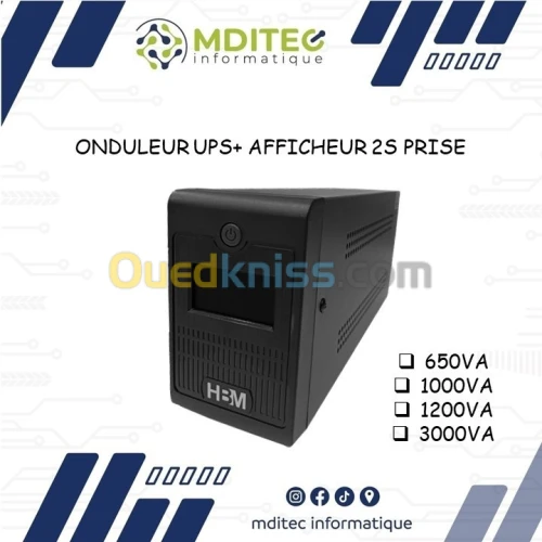 ONDULEUR STABILISATEUR  650VA/1000VA/1200VA/2000VA/3000VA