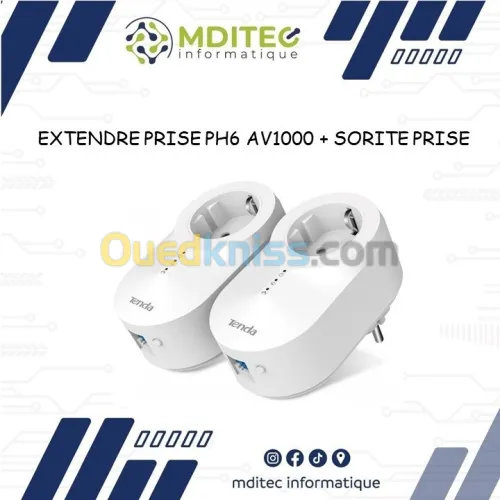 EXTENDRE PRISE PH6 AV1000 + SORITE PRISE