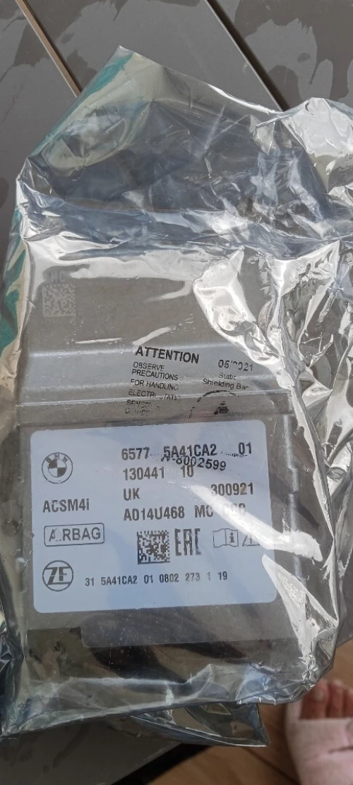 Airbag control module mini cooper 2021