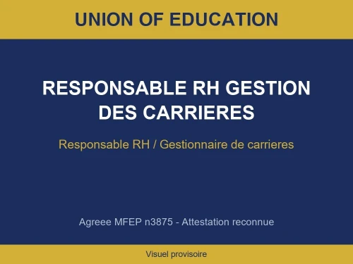 Formation Responsable RH & Gestion des Carrières | GPEC - MFEP Alger