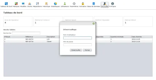 Logiciel De Gestion Des Réparations - برنامج تسيير محلات الصيانة