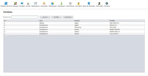 Logiciel De Gestion Des Réparations - برنامج تسيير محلات الصيانة