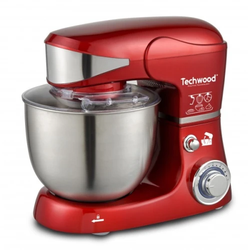Techwood Pétrin 5L Rouge 1000W TRO-1055 