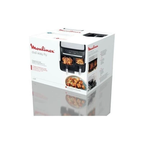Moulinex Friteuse Sans Huile Easy Fry & Grill Dual 8 programmes - 2 bacs 8.3L