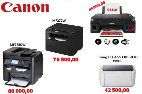 Imprimantes CANON / MF275DW / MF272W / G3410 / lBP6030