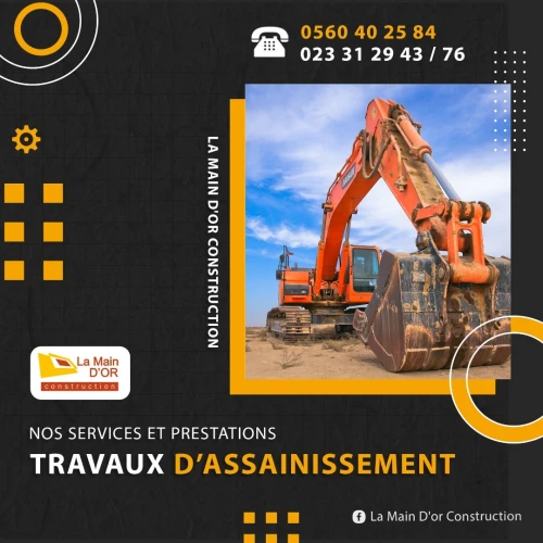  Travaux de : maçonnerie , d’assainissement , d’étanchéité , installation Gaz ..
