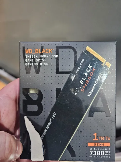 WD BLACK SN850X NVME 1 TO