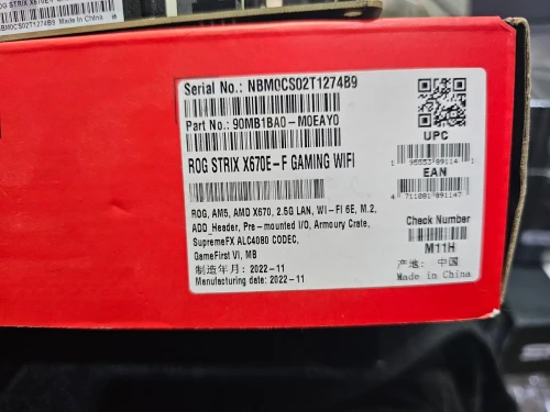 ROG STRIX X670E-F GAMING WIfi