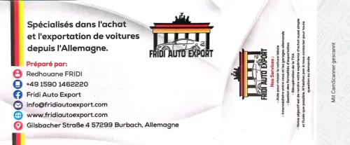 Achat / Export des voitures
