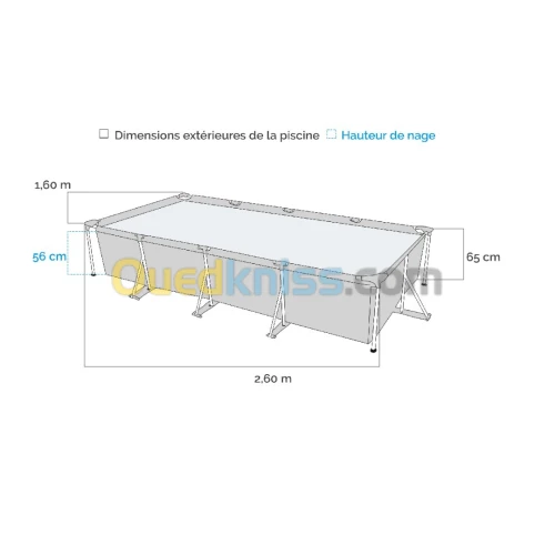 Piscine Metal Frame Junior Intex 
