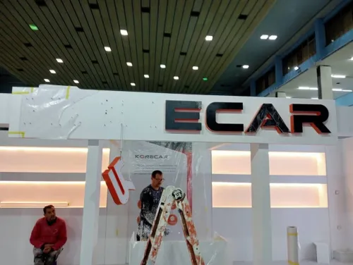 Alucobond, Lettre en relief plexi, LED.
