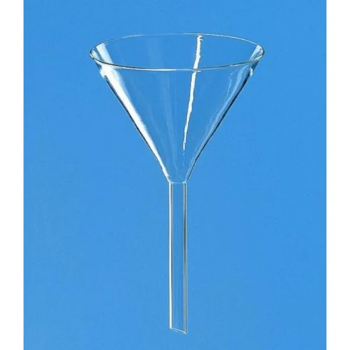 Entonnoir  en verre tige courte