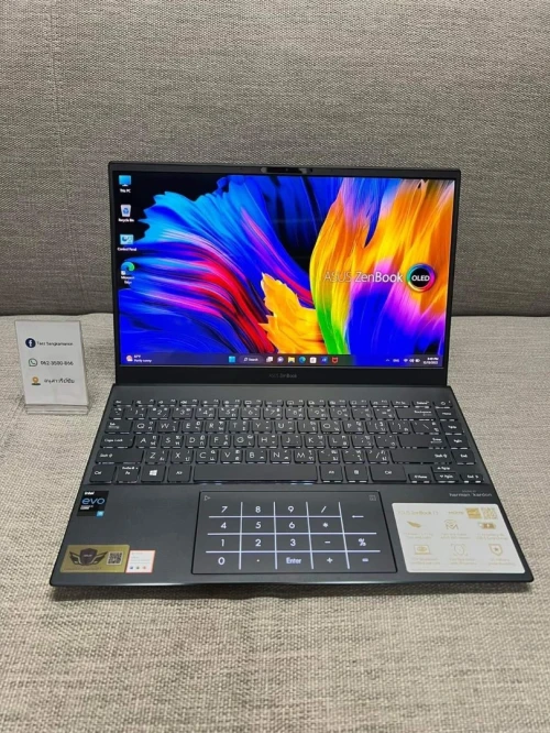 ASUS ZENBOOK 13/ intel i7-1165G7 EVO/16 gb ddr5 /1024 gb ssd/ iris xe  graphique  13.3 pouce OLED 