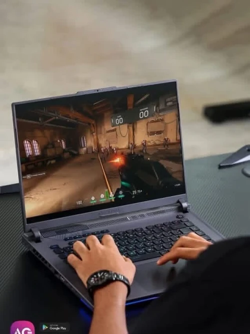 ASUS ROG STRIX G16 INTEL  I9-13980HX  24C 5.5GHZ RAM  16GB DDR5  4800Mhz  DISK  512 GB SSD NVEM G/carte graphique  NVIDIA  GEFORCE RTX 4060 8GB MAX 140WATT /ECRAN 16 POUCE 2.5k 240HZ