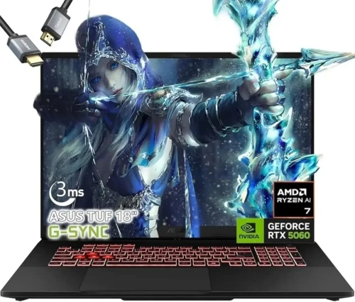ASUS TUF GAMING A18/RYZEN 7-260 5GHZ/RAM 16GB/1TB SSD/RTX 5060 8GB/ECRAN 18 POUCE