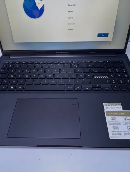 ASUS VIVOBOOK 16X 12TH INTEL I7-12700H 32GB DDR4 512GB SSD RTX4060 8GB 16pouce fullhd+ 144hz
