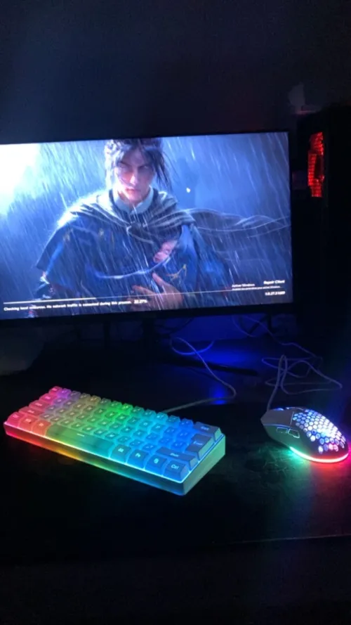 Clavier gaming 60 % RGB