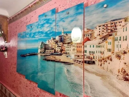 لوحة زخرفية عصرية من الزجاج مدن العالم Tableau Moderne En Verre 5 Pies  Villes Du Monde