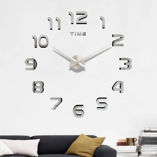 Horloge murale numérique Jumbo de qualité supérieure, horloge murale esthétique numérique 3D