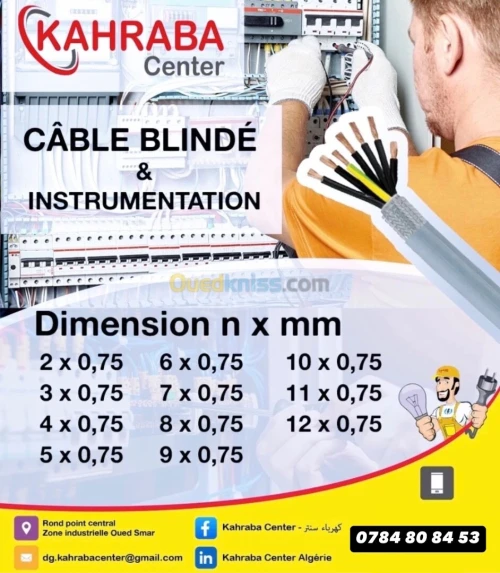 Nouvel arrivage câble blindé et instrumentation