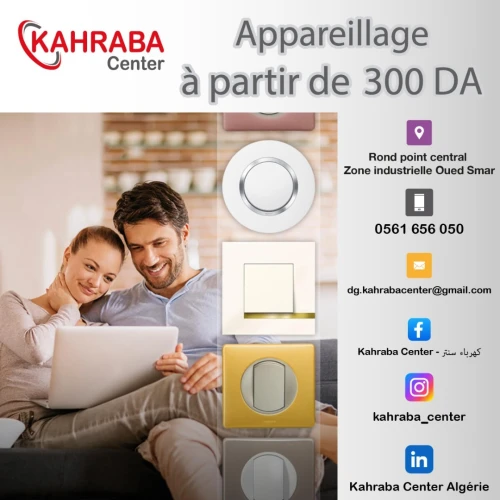Appareillage prise interrupteur 