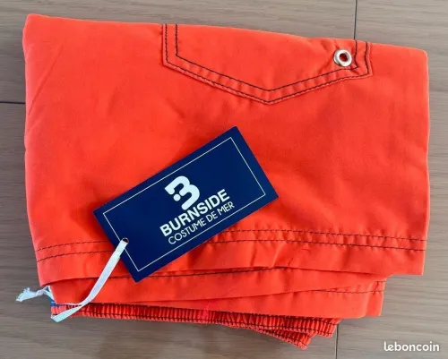 Short de Bain  avec poche Par Costume de mer ORANGE