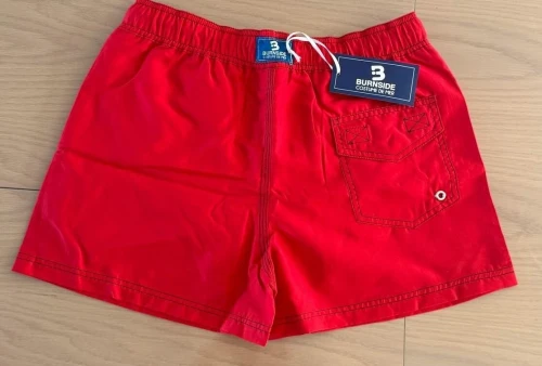 Short de Bain  avec poche Par Costume de mer ROUGE