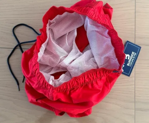 Short de Bain  avec poche Par Costume de mer ROUGE