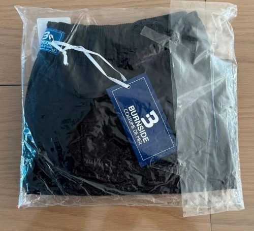 Short de Bain  avec poche Par Costume de mer NOIR