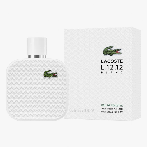 LACOSTE Eau de Toilette  L.12.12. Blanc pour homme 100Ml