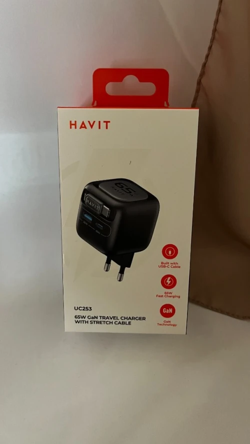 HAVIT UC253 Chargeur Rapide 65W GaN Original