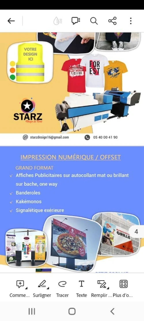 sublimation et serrigrphie