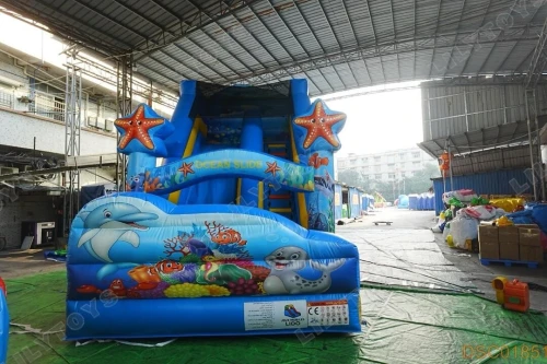 Toboggan gonflable