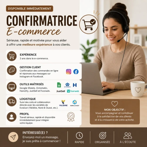 Confirmation et suivi des commandes
