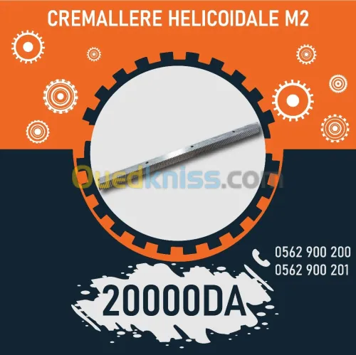 CREMAILLERE HELICOIDALE M2