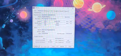Carte Mere + Processeur Asus B450 + ryzen 3 3200g