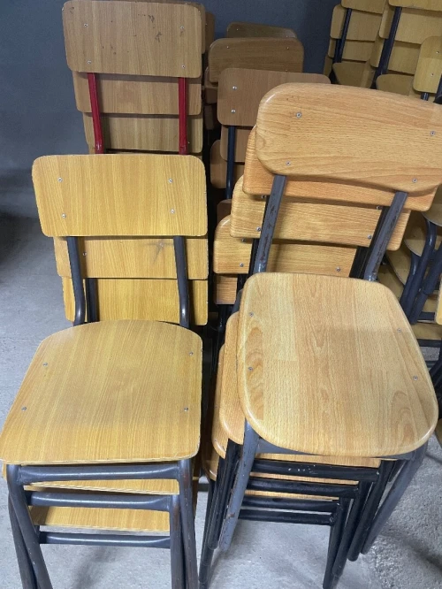 LOT TABLE CHAISE ÉCOLE 