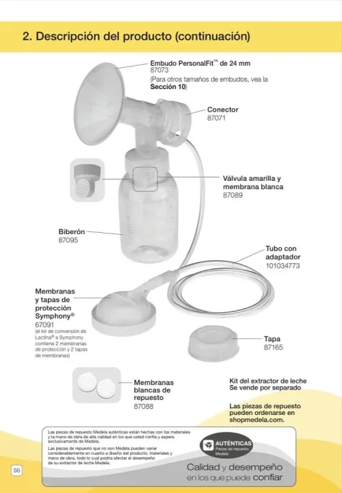 Tire-lait Medela 