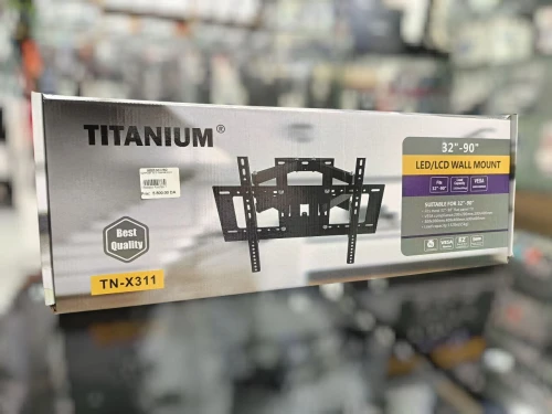Support TV TITANIUM TN-X311 mural pivotant pour téléviseur  32 POUCE Jusqu'à 90 POUCE 65 kg