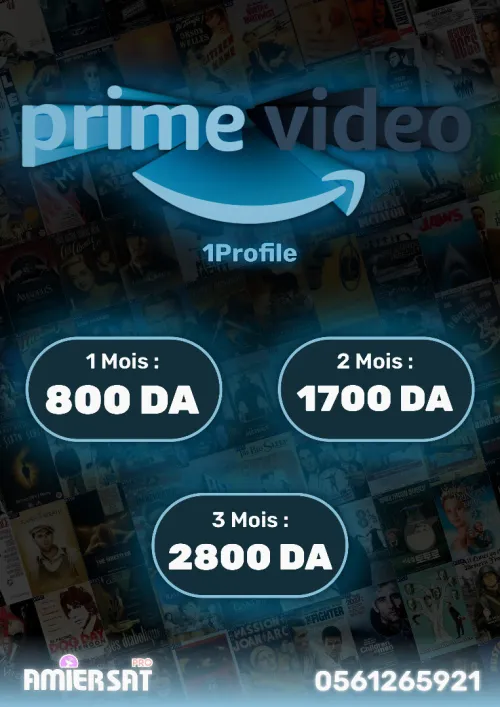 Abonnements Prime Video 1 à 5 écrans en Ultra HD et 4K 