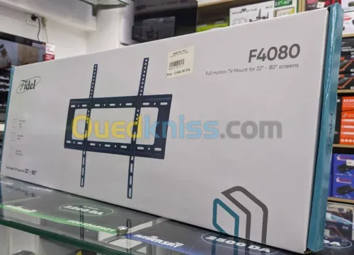 Support mural TV FIXE FIDEL F4080  32" - 80" POUSSE 