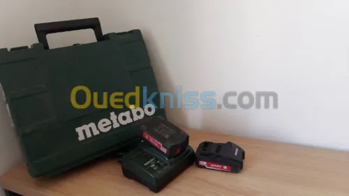 Chargeur et batterie METABO 18V 2A