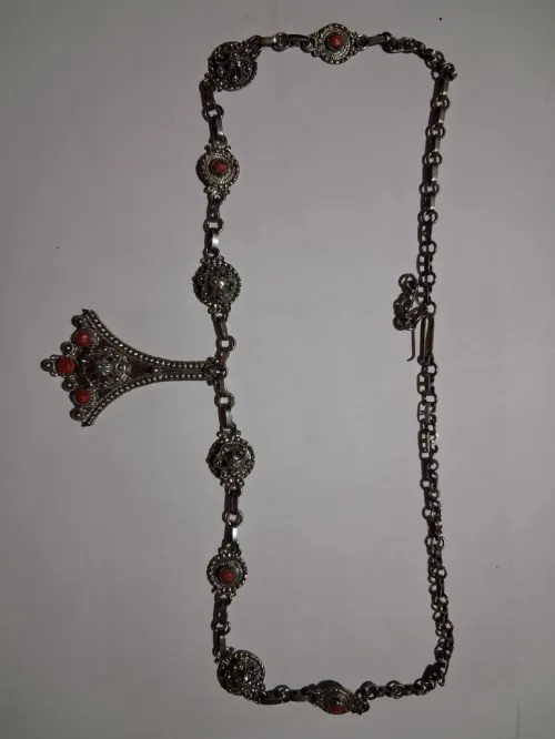 Parure En Argent A 80 Grammes. 