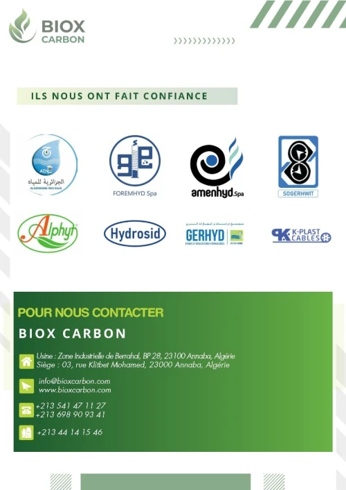 Charbon Actif Premium (GAC-1000) - USINE - Pharma, Eau & Or