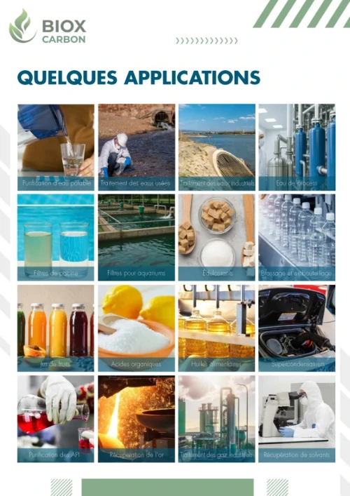Charbon Actif en Grains (OLEASORB GAC-800 S) - Traitement Eaux Usées & Air
