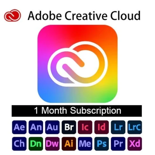 Adobe creative cloud (1 month)