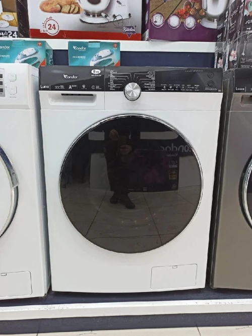 Promotions  machine laver condor luca 8 kg blanc et